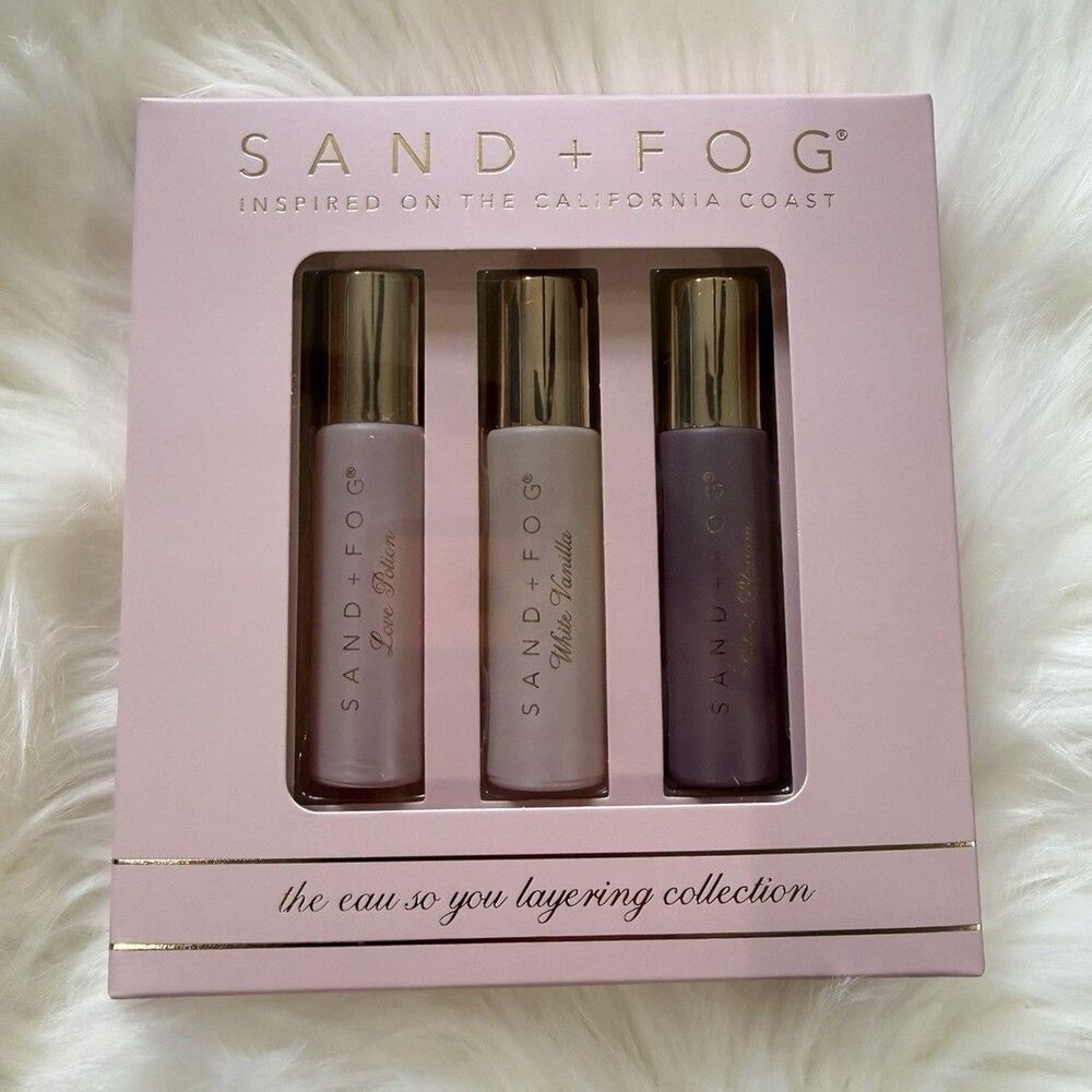 SAND + FOG Eau So You Layering Collection Rollerball Oil EDP Set 3x0.33